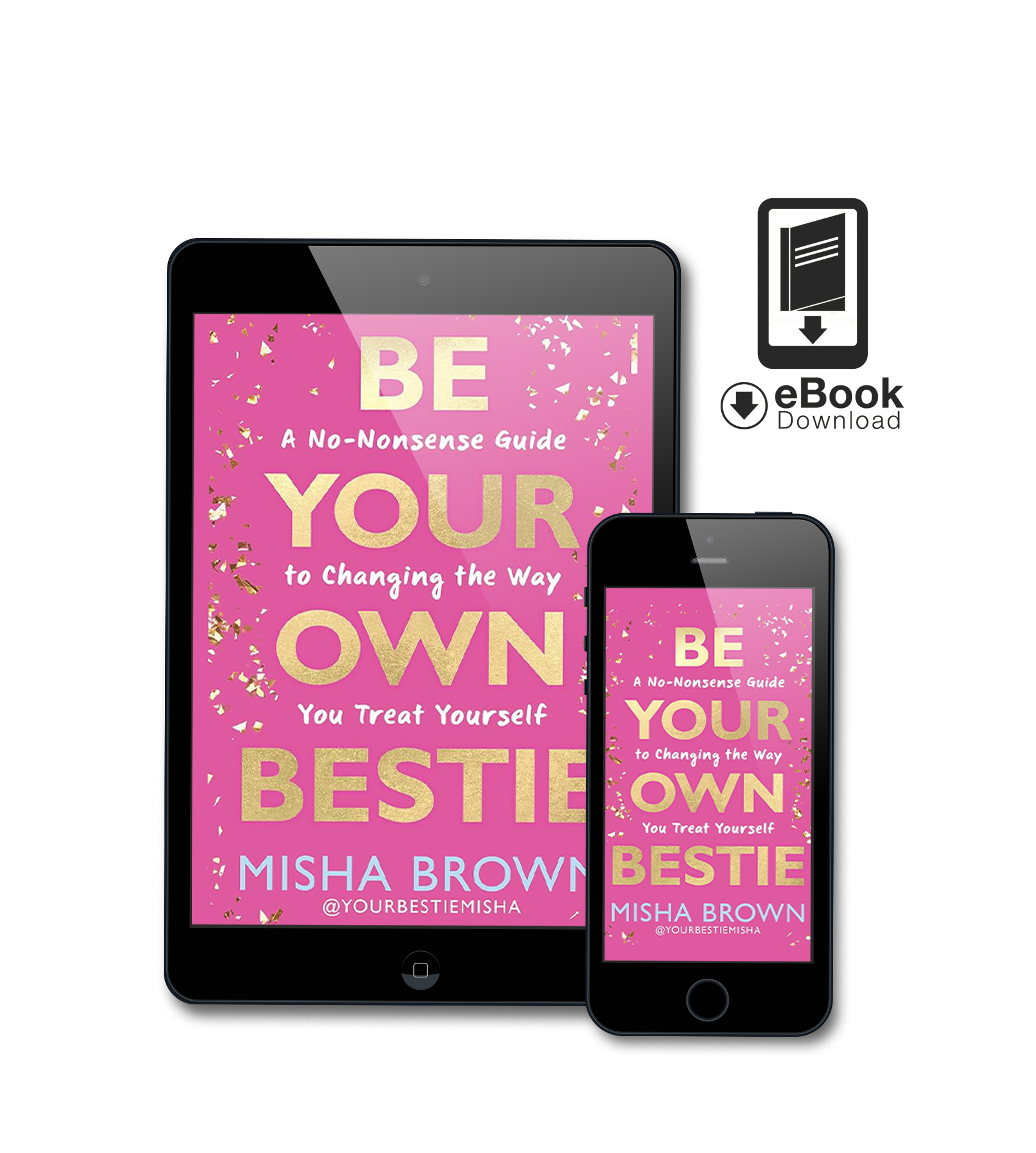 Be Your Own Bestie Ebook Be Your Own Bestie Ebook | Self by Love & Confidence Instant Download – book cover ebook