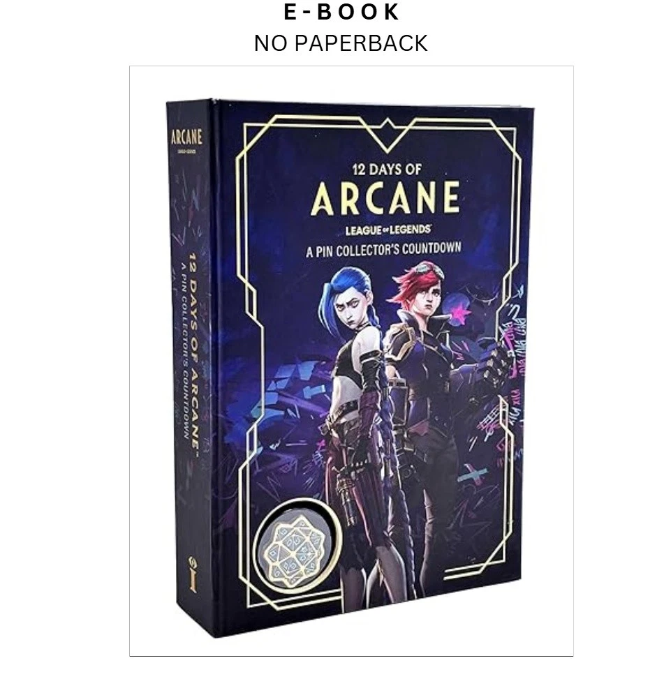 s-l1600-1363.webp 12 Days of Arcane: A Pin Collector's Countdown (Gaming) Ebook by Insight Editions | Instant Download – book cover ebook