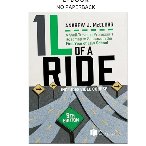 1L of a Ride: A Well by Traveled Professor's Ebook – Andrew McClurg | Instant Download – book cover ebook