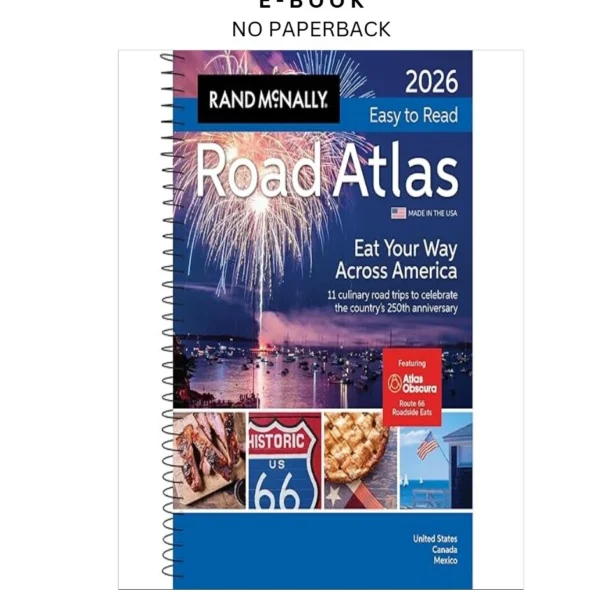 2026 Rand McNally Easy to Read Midsize Road Atla Ebook by Rand McNally | Instant Download – book cover ebook