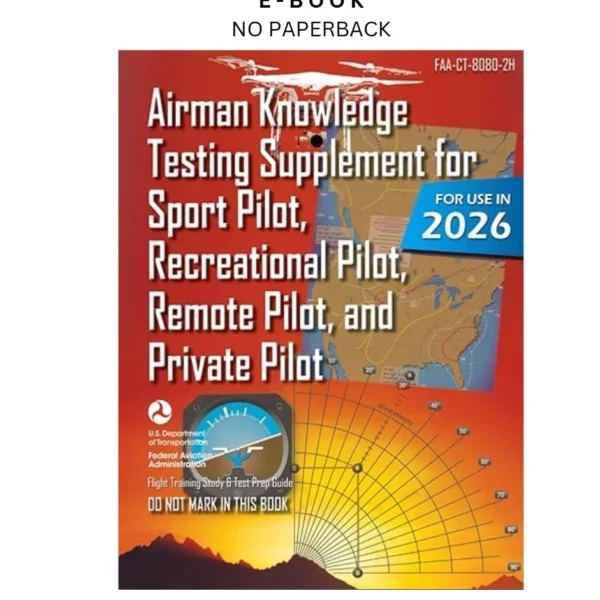 Airman Knowledge Testing Supplement for Sport Pilot, Rec Ebook by U.S. Department of Tra | Instant Download – book cover ebook