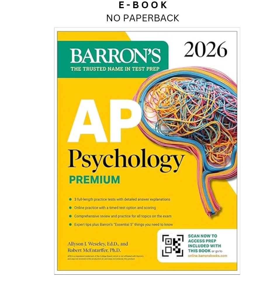 s-l1600-1581.webp AP Psychology Premium, 2026: Prep Book wi Ebook by Allyson J. Weseley Ed.D | Instant Download – book cover ebook