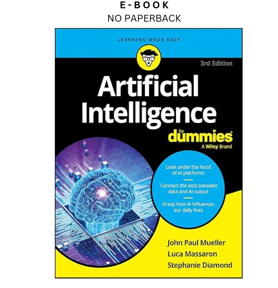 s-l1600-712.webp Artificial Intelligence For Dummies (For Dummi Ebook by John Paul Mueller | Instant Download – book cover ebook