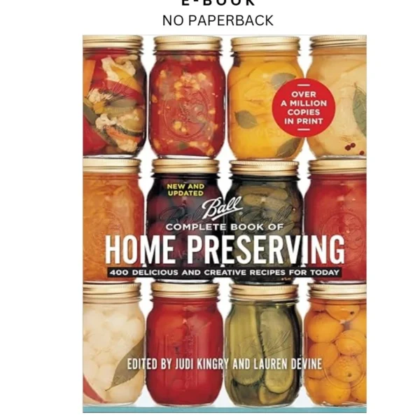 Ball Complete Book of Home Preserving Ebook by Judi Kingry (Editor) | Instant Download – book cover ebook