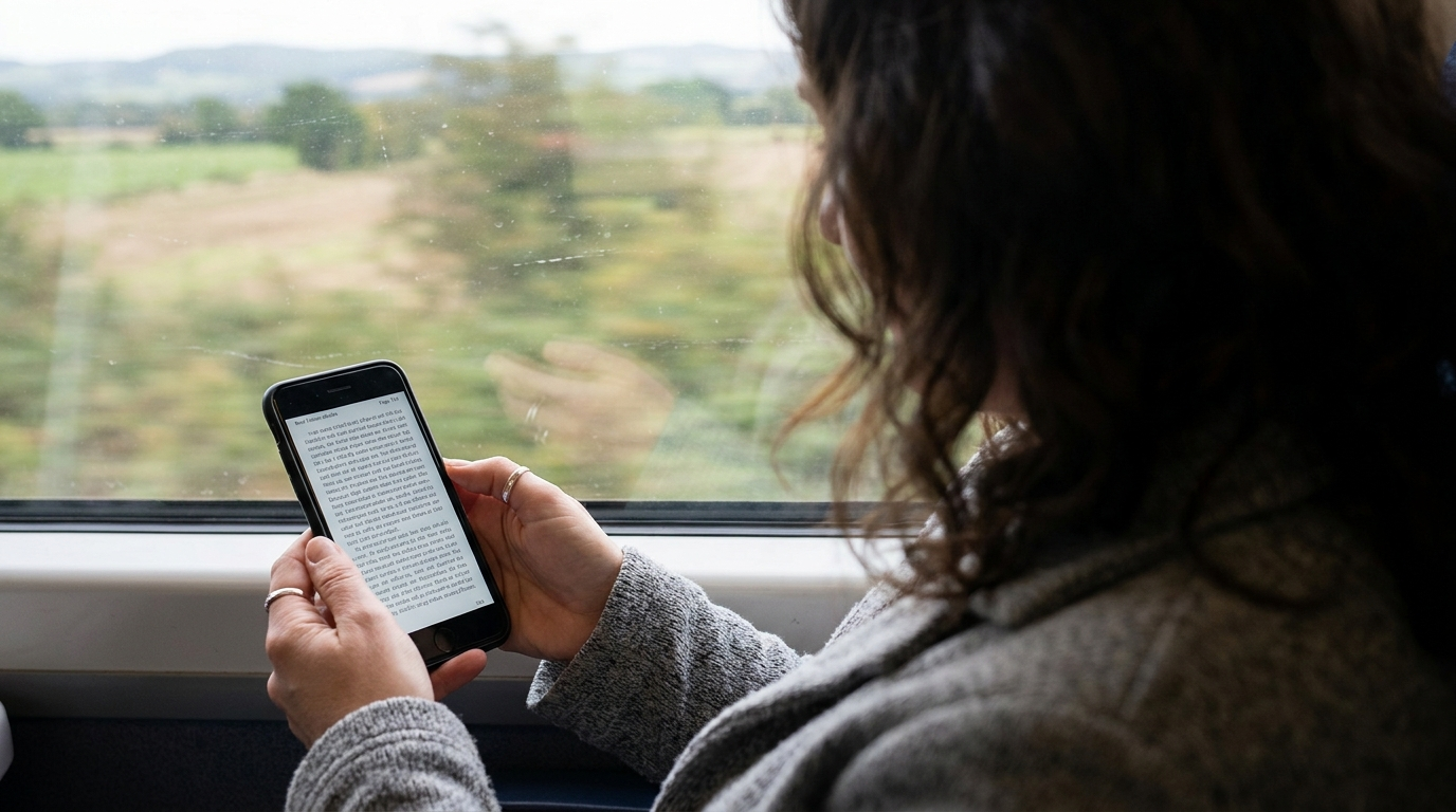 best fiction ebooks 2026, reading on phone during train commute