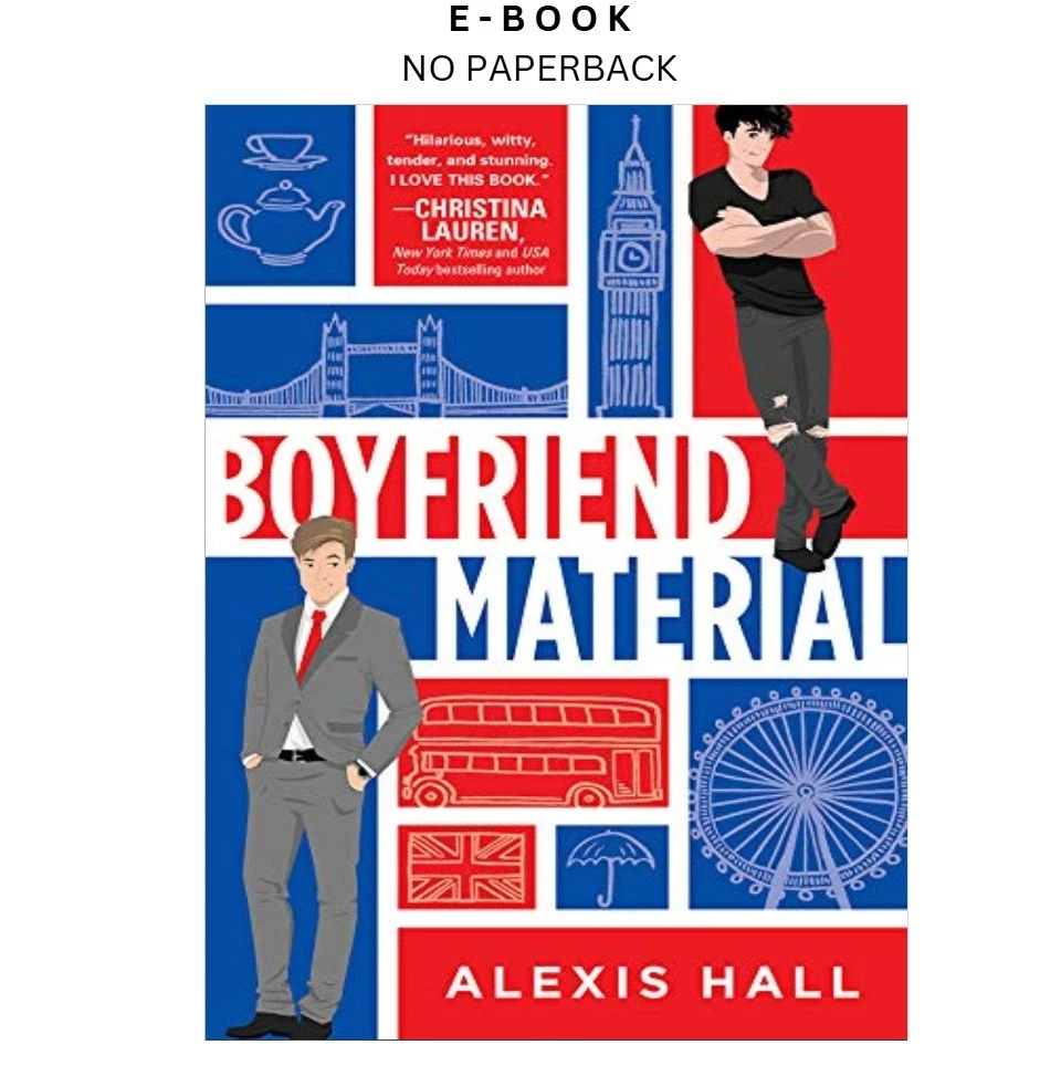 s-l1600-1640.webp Boyfriend Material: An MM Fake Dating Roman Ebook by Alexis Hall | Instant Download – book cover ebook