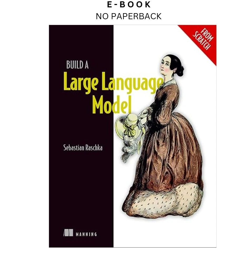 s-l1600-954.webp Build a Large Language Model (From Scratch) Ebook by Sebastian Raschka | Instant Download – book cover ebook