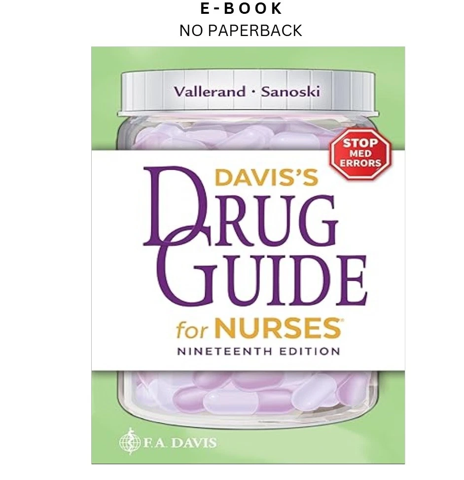 s-l1600-1376.webp Davis's Drug Guide for Nurses Ebook by April Hazard Vallerand | Instant Download – book cover ebook