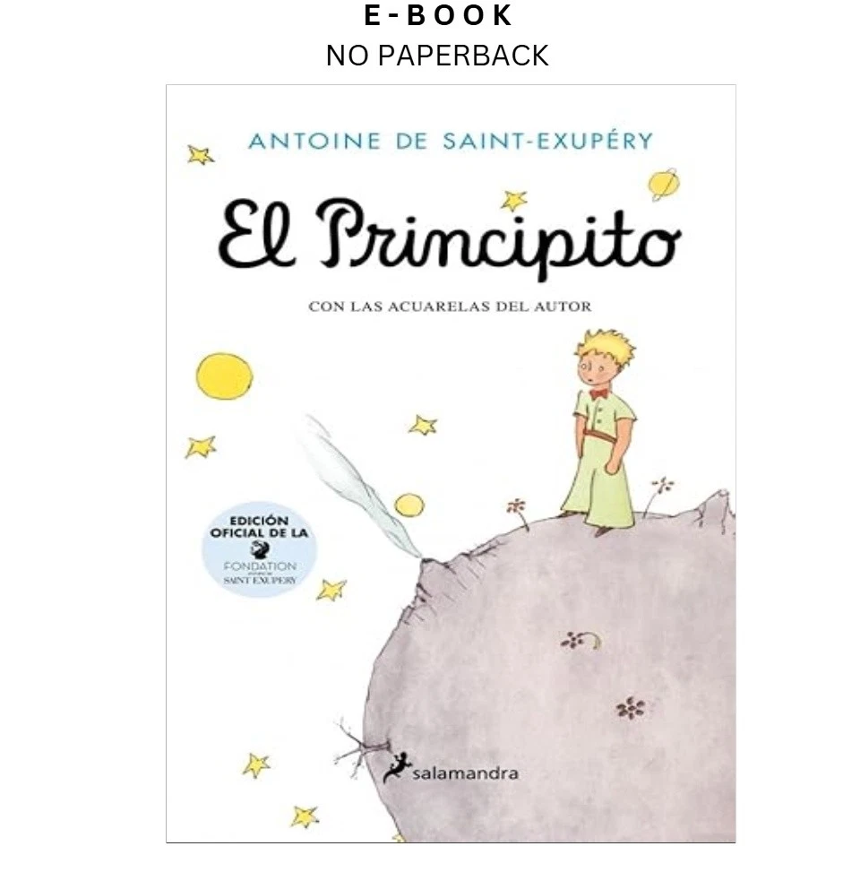 s-l1600-997.webp El Principito / The Little Prince (Spanish E Ebook by Antoine De Saint-exupery | Instant Download – book cover ebook
