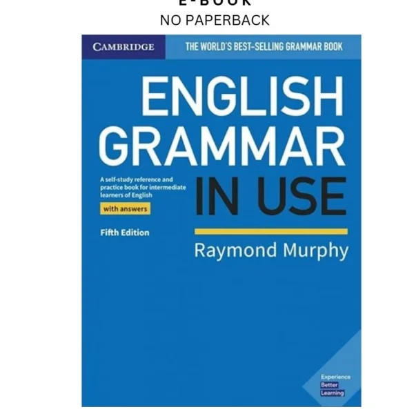English Grammar in Use Book with Answers: A Self by Study Ref Ebook – Raymond Murphy | Instant Download – book cover ebook