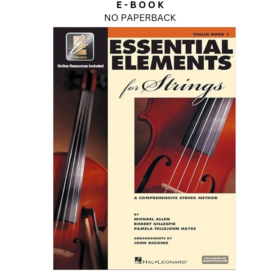 s-l1600-1289.webp Essential Elements for Strings by Violin Book 1 w Ebook – Michael Allen | Instant Download – book cover ebook