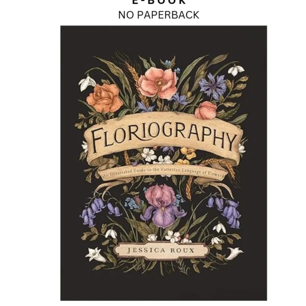 Floriography: An Illustrated Guide to the Vi Ebook by Jessica Roux | Instant Download – book cover ebook