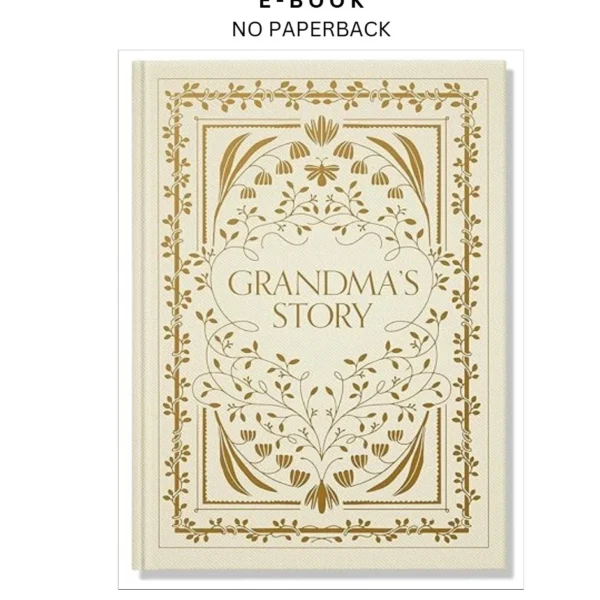 Grandma's Story: A Memory and Keepsake Journal Ebook by Korie Herold | Instant Download – book cover ebook