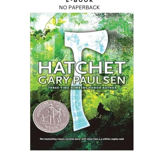 Hatchet Ebook by Gary Paulsen | Instant Download – book cover ebook
