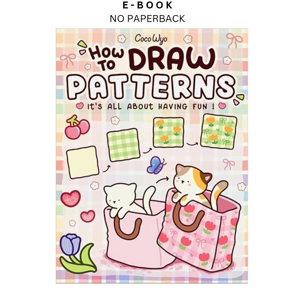 s-l1600-493.webp How to Draw Patterns: Easy and Fun Step by by-Step Guid Ebook – Coco Wyo | Instant Download – book cover ebook