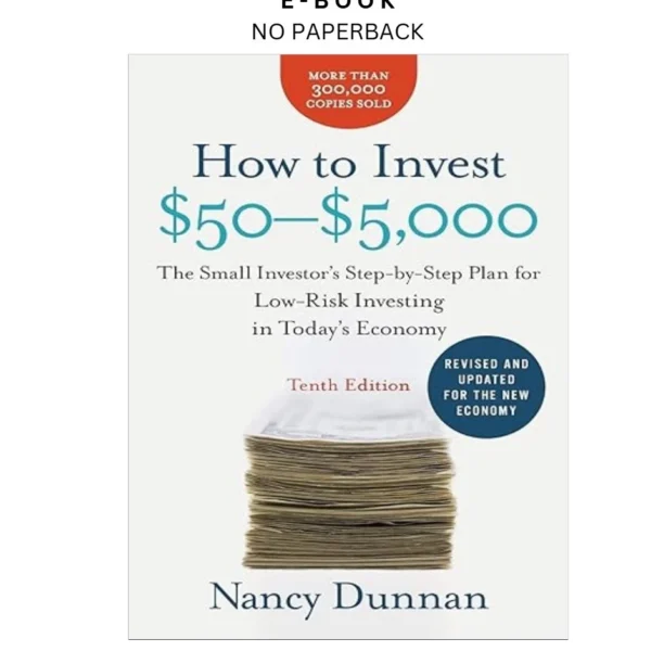 How to Invest $50 by $5,000 10e: The Small Investor's Ebook – Nancy Dunnan | Instant Download – book cover ebook