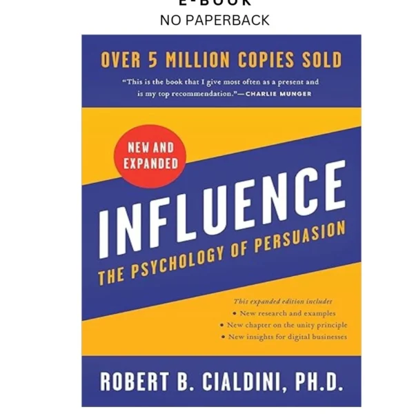 Influence, New and Expanded: The Essential Guide to the P Ebook by Robert B. Cialdini Ph | Instant Download – book cover ebook