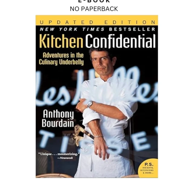 Kitchen Confidential Updated Edition: Ad Ebook by Anthony Bourdain | Instant Download – book cover ebook
