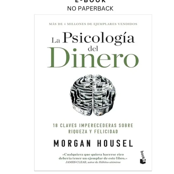 La psicología del dinero: 18 claves impereceder Ebook by Morgan Housel | Instant Download – book cover ebook