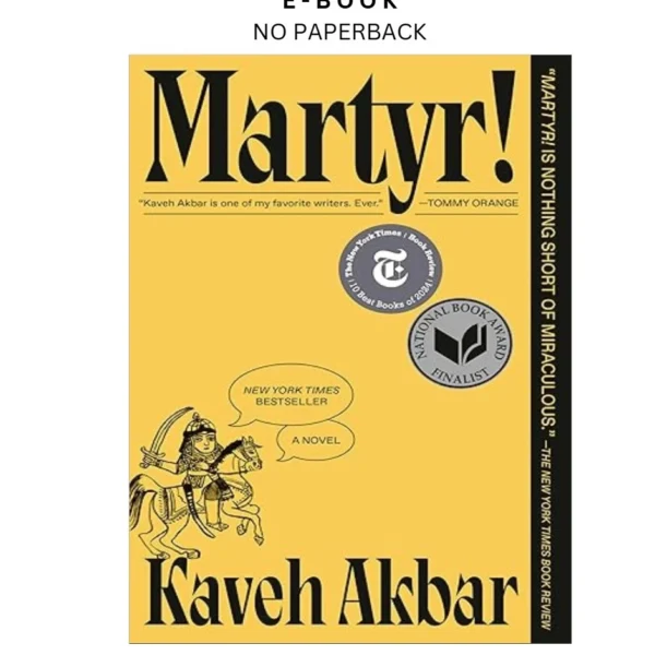 Martyr!: A Novel Ebook by Kaveh Akbar | Instant Download – book cover ebook