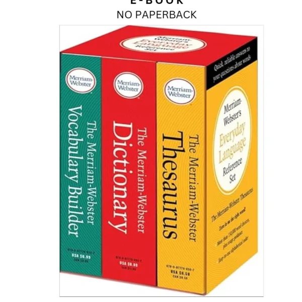 Merriam by Webster’s Everyday Language Reference Set: Includes Ebook – Merriam-Webster (Ed | Instant Download – book cover ebook