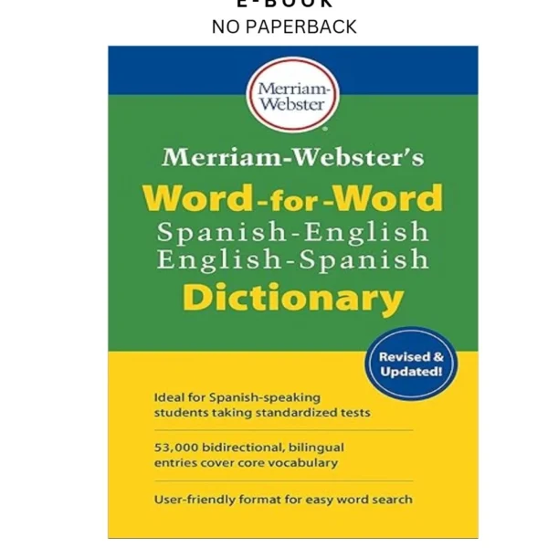 Merriam by Webster's Word-for-Word Spanish-Engl Ebook – Merriam-Webster (Editor) | Instant Download – book cover ebook