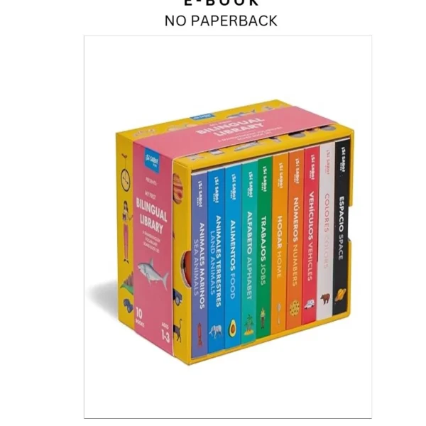 My First Bilingual Library: A Spanish by English Voc Ebook – Mike Alfaro | Instant Download – book cover ebook