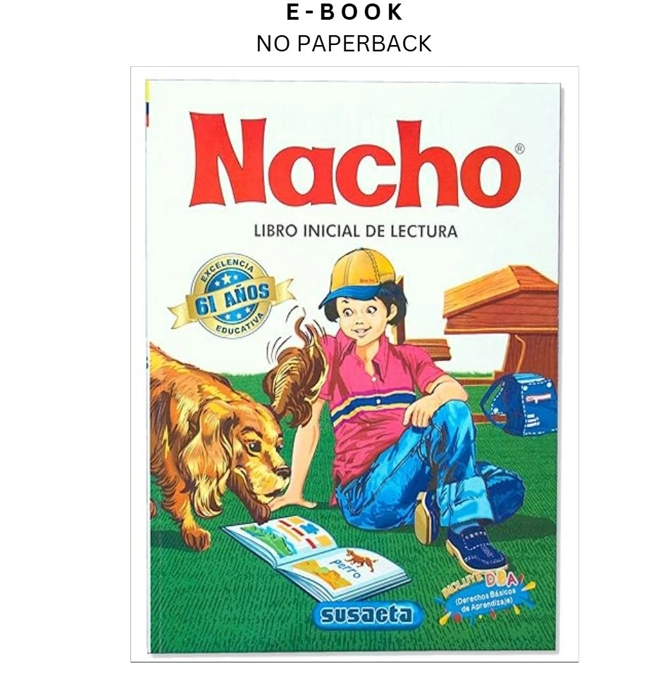 s-l1600-522.webp Nacho: Libro Inicial de Lectura (Coleccion Nacho) Ebook by Varios | Instant Download – book cover ebook