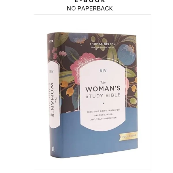 NIV, The Woman's Study Bible, Hardcover, Full by C Ebook – Thomas Nelson | Instant Download – book cover ebook