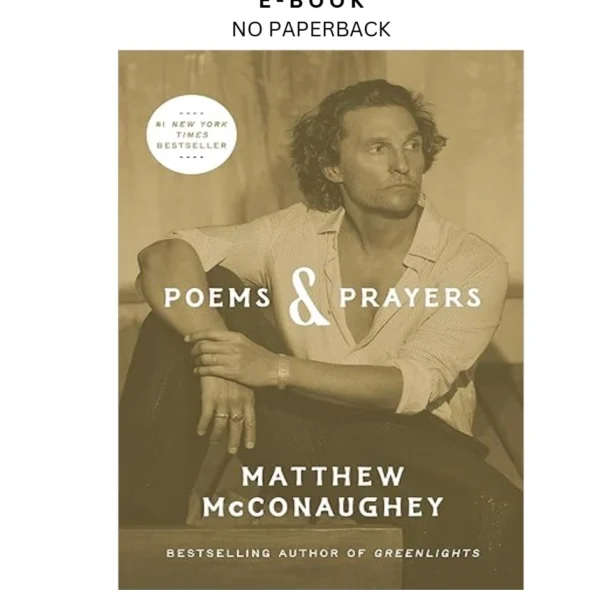 Poems & Prayers Ebook by Matthew McConaughey | Instant Download – book cover ebook