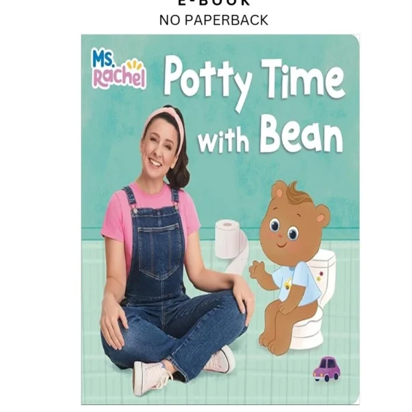 Potty Time with Bean (Ms. Rachel) (Books by Ms. Rachel) Ebook – Ms. Rachel | Instant Download – book cover ebook
