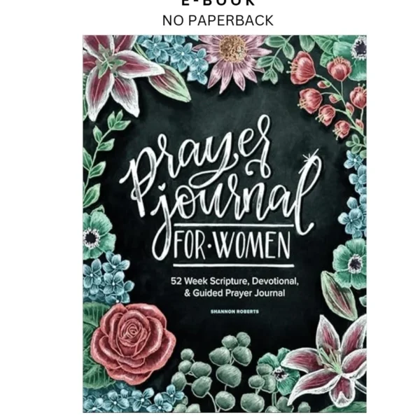 Prayer Journal for Women: 52 Week Scripture, Devot Ebook by Shannon Roberts | Instant Download – book cover ebook