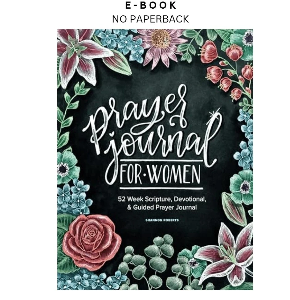 s-l1600-1364.webp Prayer Journal for Women: 52 Week Scripture, Devot Ebook by Shannon Roberts | Instant Download – book cover ebook