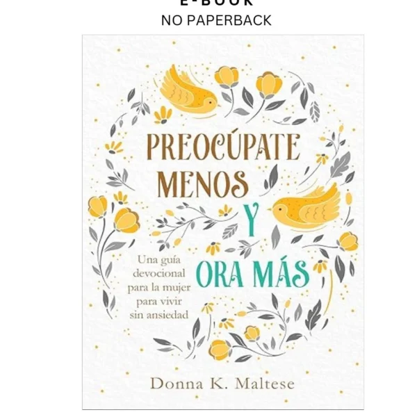 Preocupate menos y ora mas (Spanish Edition) Ebook – Compiled by Barbour Staff | Instant Download – book cover ebook