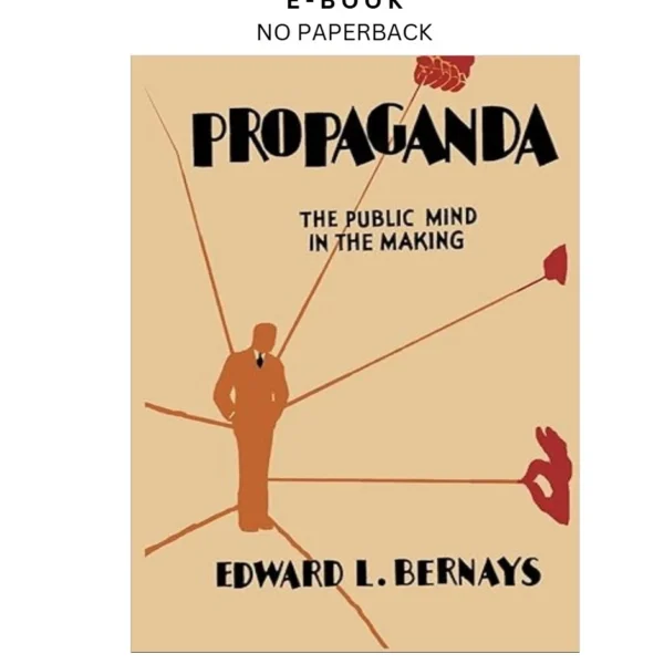 Propaganda Ebook by Edward L. Bernays | Instant Download – book cover ebook