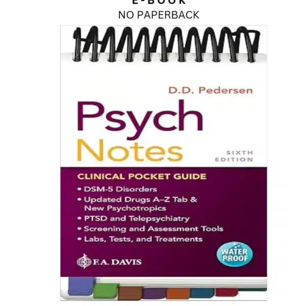 PsychNotes: Clinical Pocket Guide Ebook by Darlene D. Pedersen | Instant Download – book cover ebook