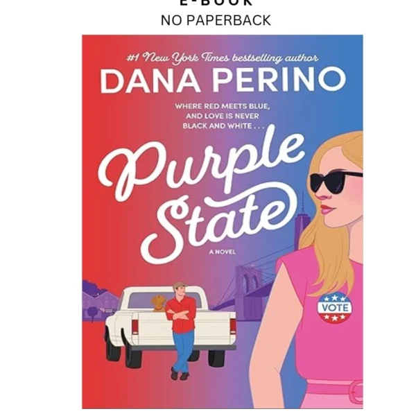 Purple State: A Small by Town Romcom Debut Novel from the Bes Ebook – Dana Perino | Instant Download – book cover ebook
