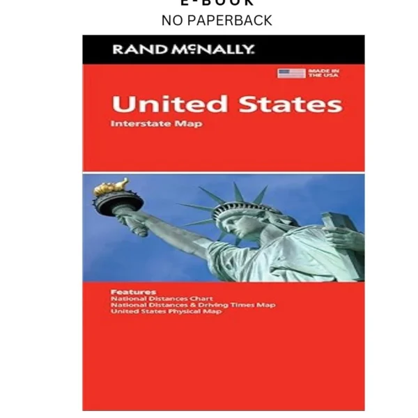 Rand McNally Easy to Read: United States Map Ebook by Rand McNally | Instant Download – book cover ebook