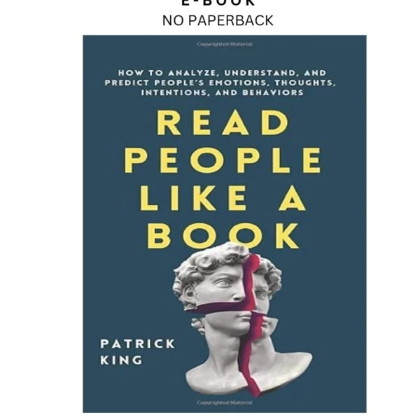 Read People Like a Book: How to Analyze, U Ebook by Patrick King | Instant Download – book cover ebook