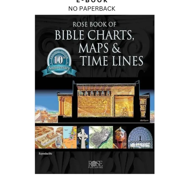 Rose Book of Bible Charts, Maps, and Time Lines Ebook by Rose Publishing | Instant Download – book cover ebook