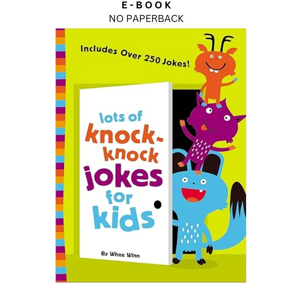 Lots of Knock by Knock Jokes for Kids: A Funny, L Ebook – Whee Winn | Instant Download – book cover ebook