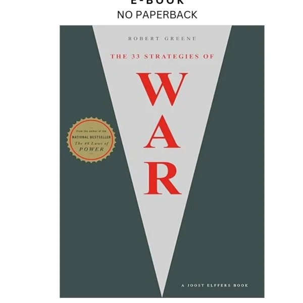 The 33 Strategies of War Ebook by Robert Greene | Instant Download – book cover ebook