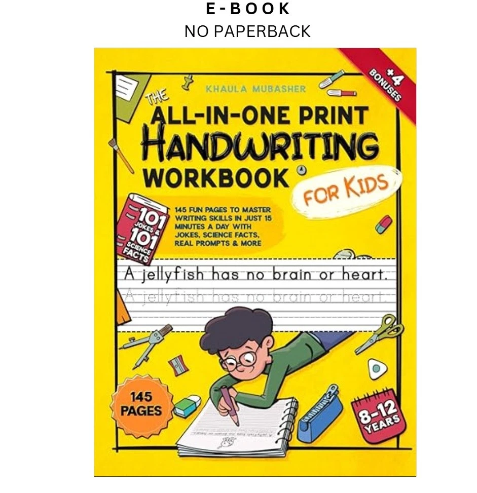 s-l1600-1587.webp The All by in-One Print Handwriting Workbook for Kids: 145 Fun Ebook – Khaula Mubasher | Instant Download – book cover ebook