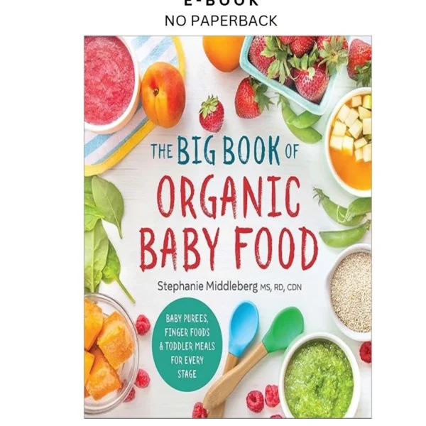 The Big Book of Organic Baby Food: Baby Puré Ebook by Stephanie Middleberg MS RD CDN | Instant Download – book cover ebook