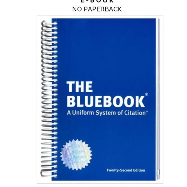 The Bluebook: A Uniform System of Citation Ebook by Harvard Law Review (Editor) | Instant Download – book cover ebook