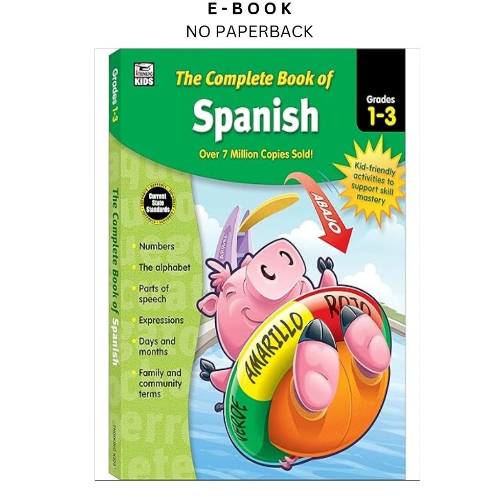 s-l1600-1618.webp The Complete Book of Spanish Workbook, 1st, 2n Ebook by Thinking Kids | Instant Download – book cover ebook