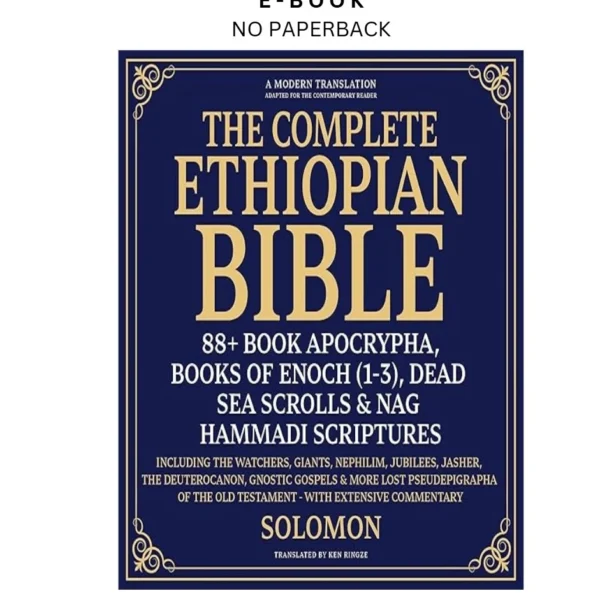 The Complete Ethiopian Bible, 88+ Book Apocryph Ebook by Solomon | Instant Download – book cover ebook