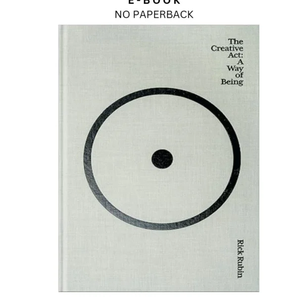 The Creative Act: A Way of Being Ebook by Rick Rubin | Instant Download – book cover ebook
