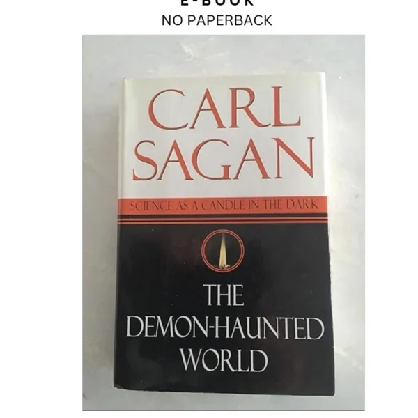 The Demon by Haunted World: Science as a Candle in the D Ebook – Carl Sagan | Instant Download – book cover ebook