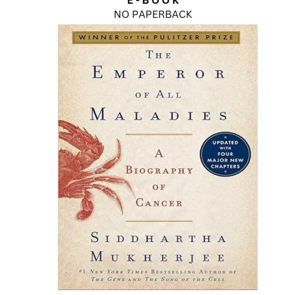 The Emperor of All Maladies: A Biography o Ebook by Siddhartha Mukherjee | Instant Download – book cover ebook